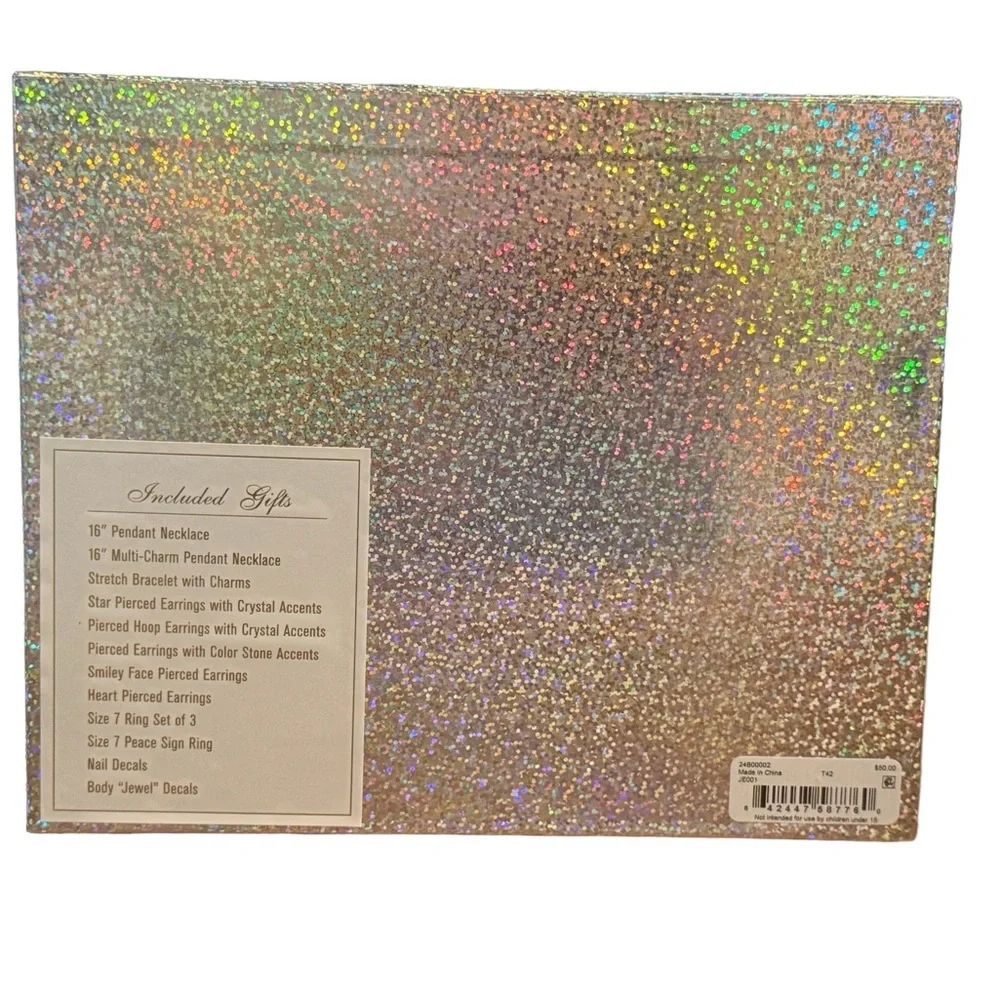 12 piece holographic jewlery set... 12‎ days of smiles